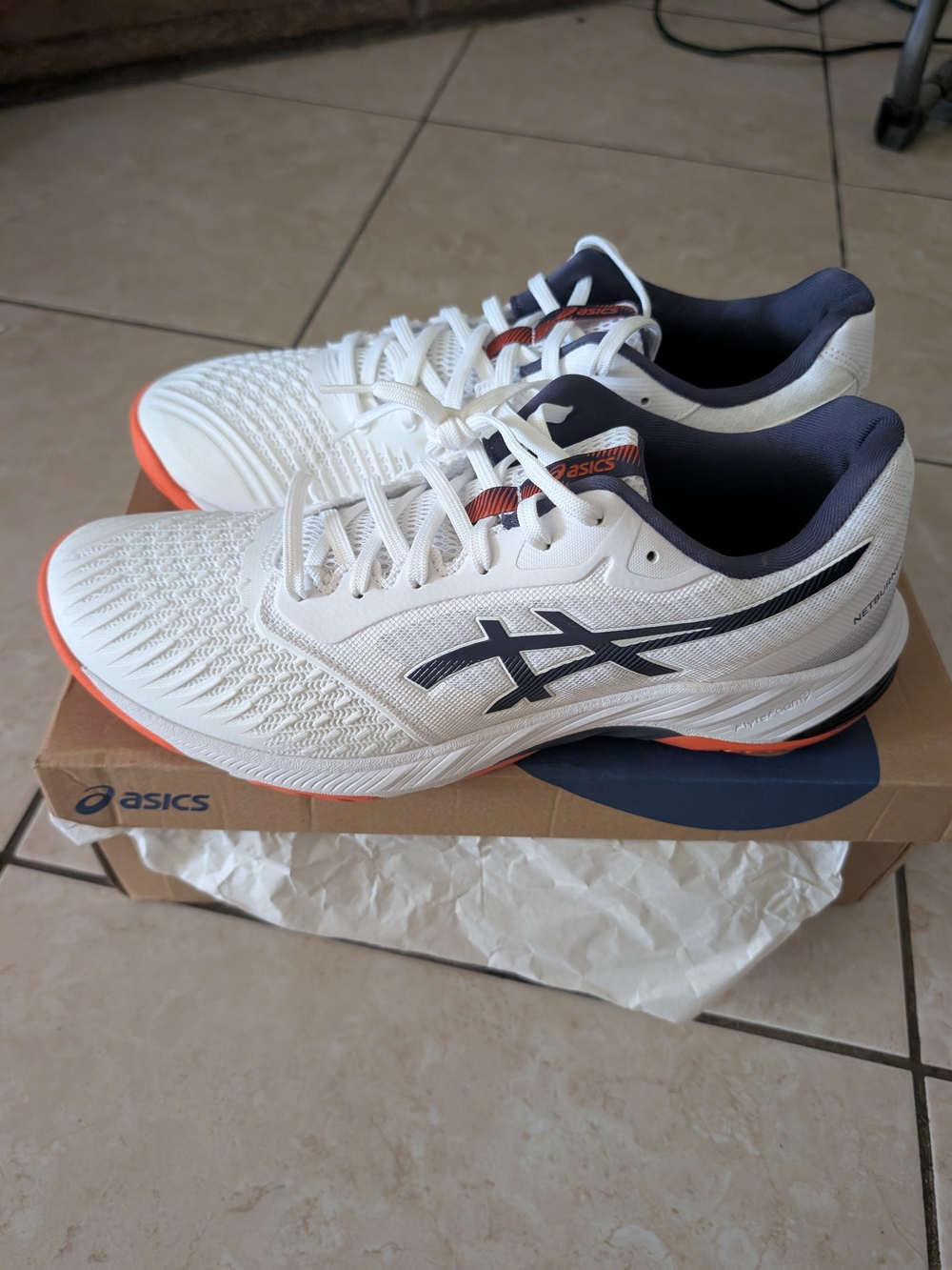 Mens Size 12 ASICS Netburner Ballistic FF MT 3 Volleyball Shoes NEW